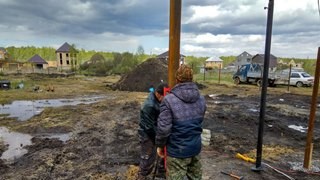 Заказать монтаж винтовых свай в Благовещенск - цена под ключ с доставкой от 1896 шт