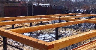 Пол на винтовых сваях Благовещенск цена от 15794 руб.